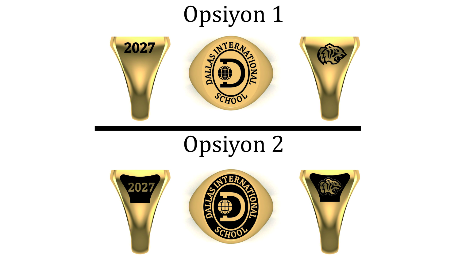 College Ring , University Ring - Personalized Ring Sterling Silver